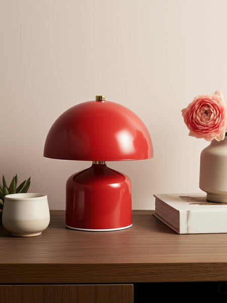 Sinsay - LED stolní lampa ve tvaru houby - světle fialová