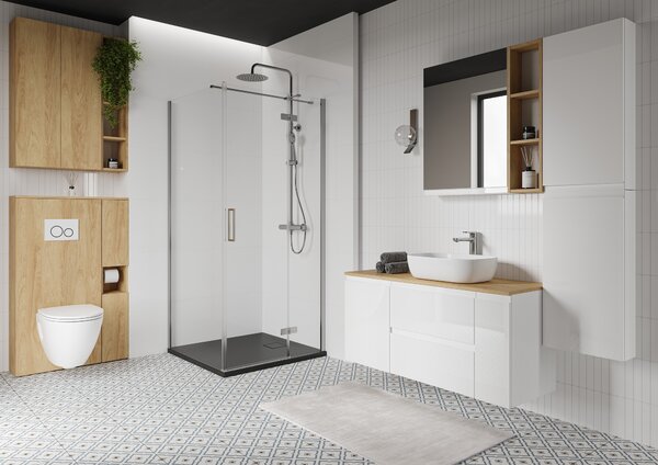 Cersanit Moduo souprava rámu 20x20.2x100 cm boční závěsná dub S1026-045