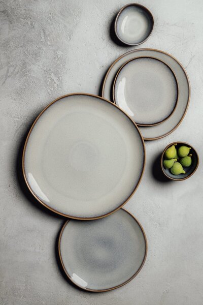 Villeroy & Boch 10-4281-2910 Servírovací talíř Lave Beige 32 cm