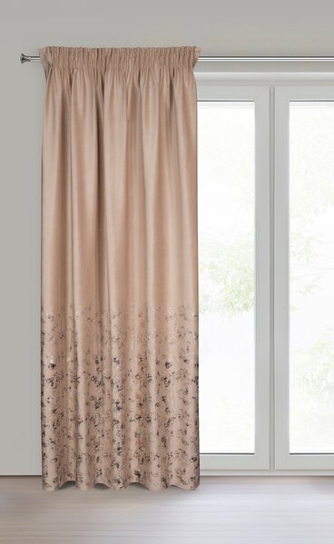 ZATEMŇOVACÍ ZÁVĚS NA PÁSCE MARIELA 140X270 CM VZOROVANÁ