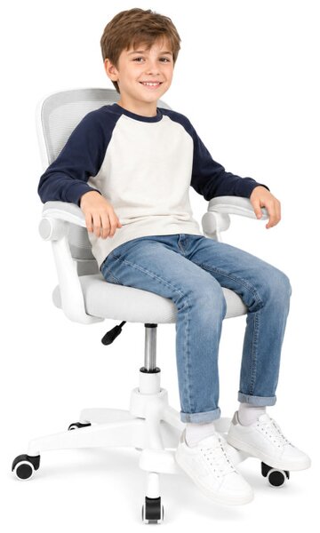 Dětská otočná židle JUNIOR šedá