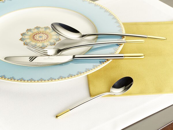 Villeroy & Boch 12-6351-9030 Sada příborů Ella Partially Gold Plated 24 dílů