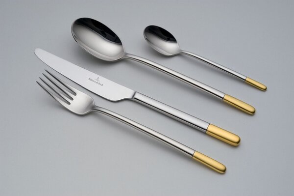 Villeroy & Boch 12-6351-9030 Sada příborů Ella Partially Gold Plated 24 dílů