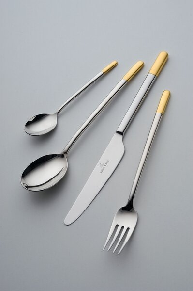 Villeroy & Boch 12-6351-9030 Sada příborů Ella Partially Gold Plated 24 dílů