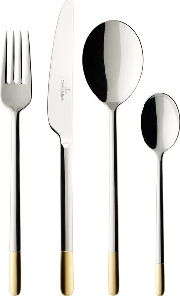 Villeroy & Boch 12-6351-9030 Sada příborů Ella Partially Gold Plated 24 dílů