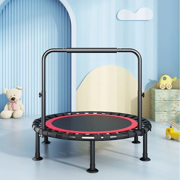 Bouncepro™ Skládací Trampolína S Nastavitelným Madlem
