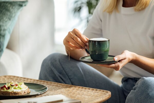 Villeroy & Boch 10-4295-1310 Podšálek k šálku na kávu Lave Vert