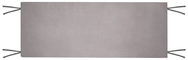 Polstr na lavici SOVANA 108 x 45 cm Šedá