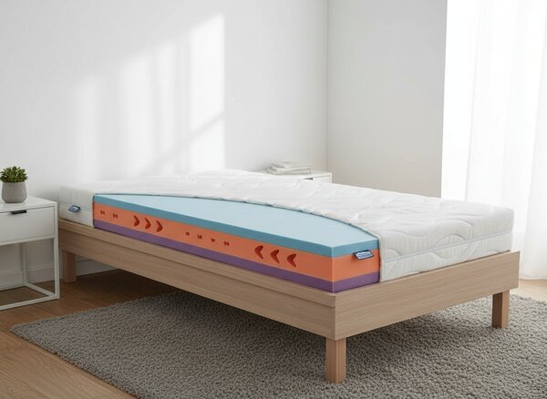 Matrace Materasso Ergoflex 1+1 ZDARMA 85x195 cm, Výška matrace: 14 cm