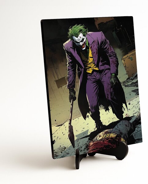 DUBLEZ | Obraz - Komiksový Joker | UV tisk, Premium