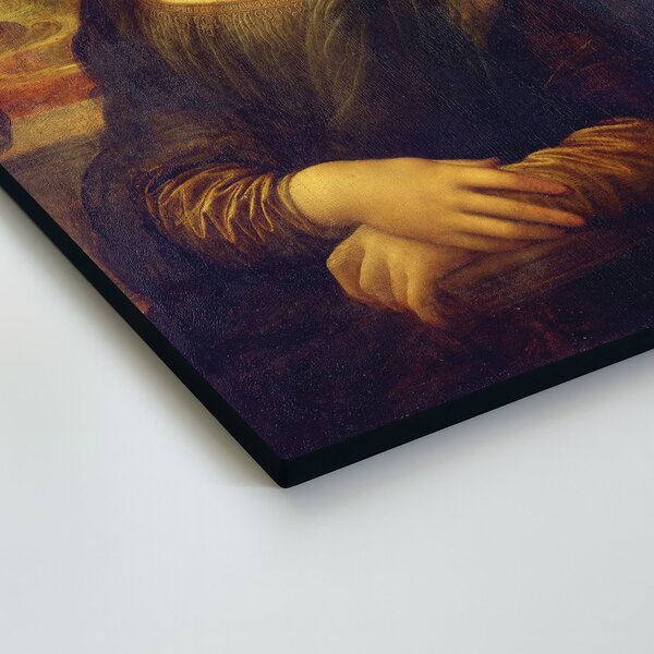 DUBLEZ | Dřevěná reprodukce obrazu - Mona Lisa | UV tisk, Premium