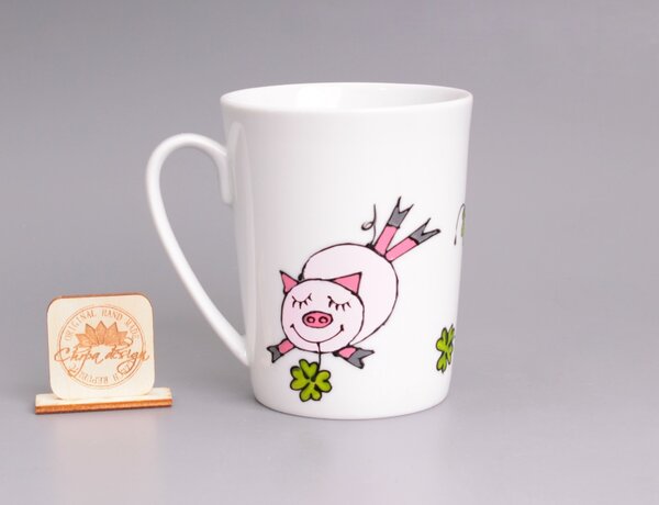 Porcelánový hrnek - Prasátko