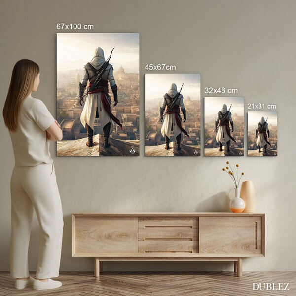 DUBLEZ | Dřevěný obraz na zeď - Assassin's Creed | UV tisk, Premium