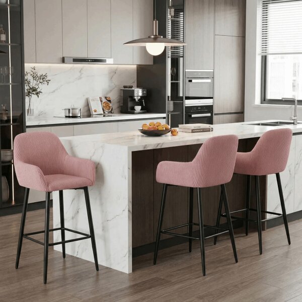 Barová židle růžová AUB-V4009 PINK6