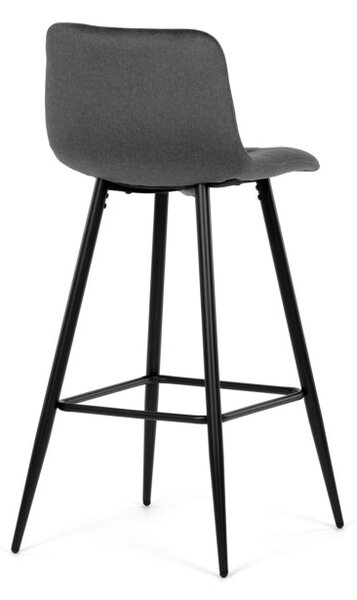 Barová židle sametová, šedá AUB-X7015 GREY2