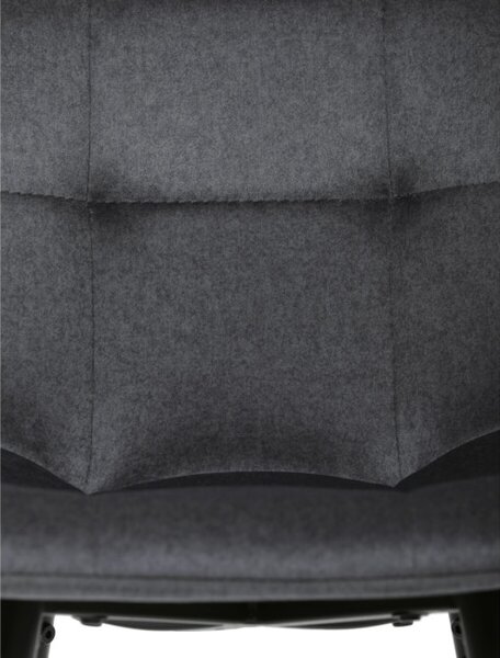 Barová židle sametová, šedá AUB-X7015 GREY2