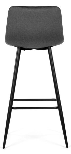 Barová židle sametová, šedá AUB-X7015 GREY2