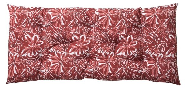 Přikrývka z mikrovlákna s potiskem tropických listů 400g/m2 terakota 60x120x10 cm