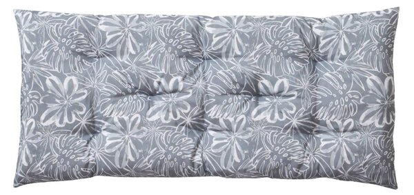 Přikrývka z mikrovlákna s potiskem tropických listů 400g/m2 šedá perlová 60x120x10 cm