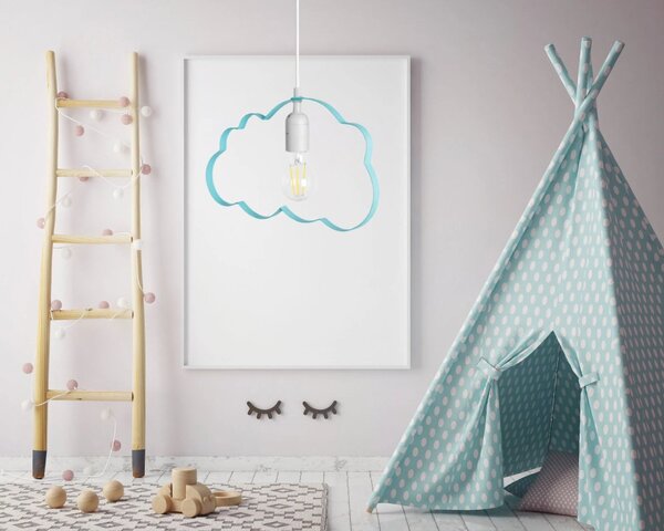 Moderní dětské stropní svítidlo - cloud Růžová
