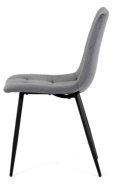 Jídelní židle sametová, šedá DCL-X7015 GREY2