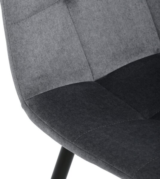 Jídelní židle sametová, šedá DCL-X7015 GREY2