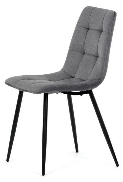 Jídelní židle sametová, šedá DCL-X7015 GREY2