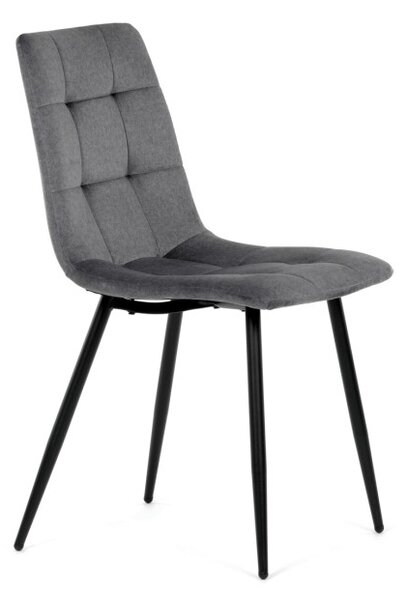 Jídelní židle sametová, šedá DCL-X7015 GREY2