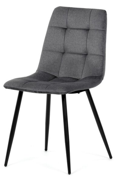 Jídelní židle sametová, šedá DCL-X7015 GREY2