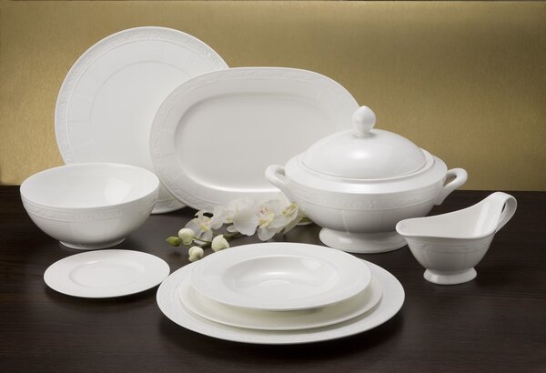 Villeroy & Boch 10-4389-2960 Servírovací talíř /mísa White Pearl oválné 35 cm