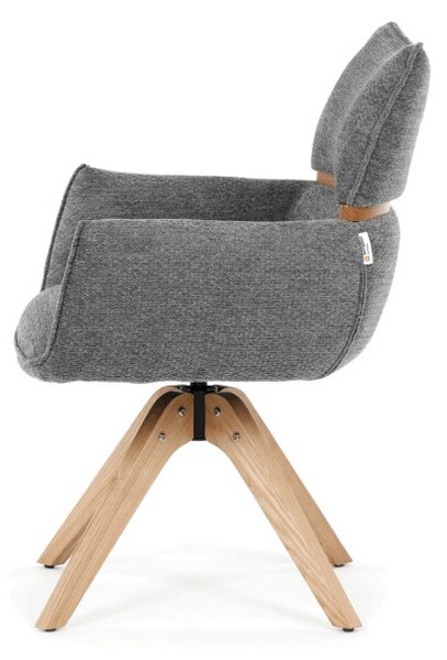 Jídelní židle šedá DCH-D1348 GREY2