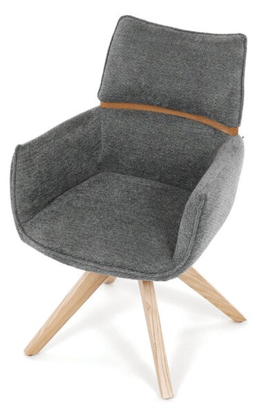 Jídelní židle šedá DCH-D1348 GREY2