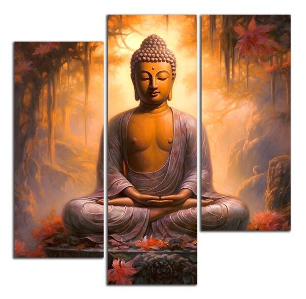 Obraz na zeď Buddha pod stromem