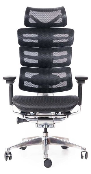 Kancelářská ergonomická židle TRINITY — černá