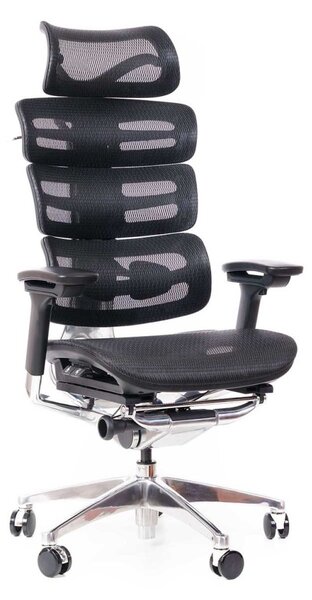 Kancelářská ergonomická židle TRINITY — černá