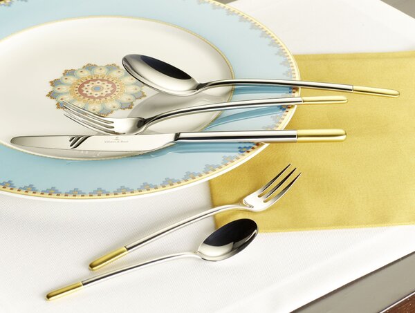 Villeroy & Boch 12-6351-9050 Sada příborů Ella Partially Gold Plated 30 dílů