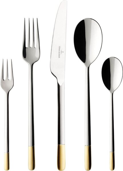 Villeroy & Boch 12-6351-9050 Sada příborů Ella Partially Gold Plated 30 dílů