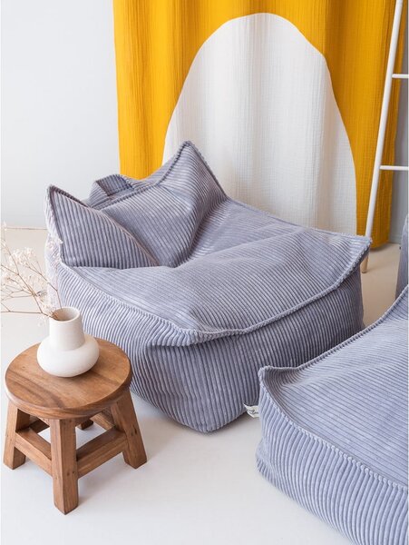 Modrý manšestrový dětský sedací vak Chair – Wigiwama