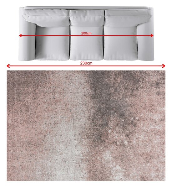 Koberec Softness nude cream rose 160x230cm