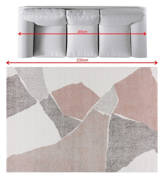 Koberec Softness cream/nude rose 160x230cm
