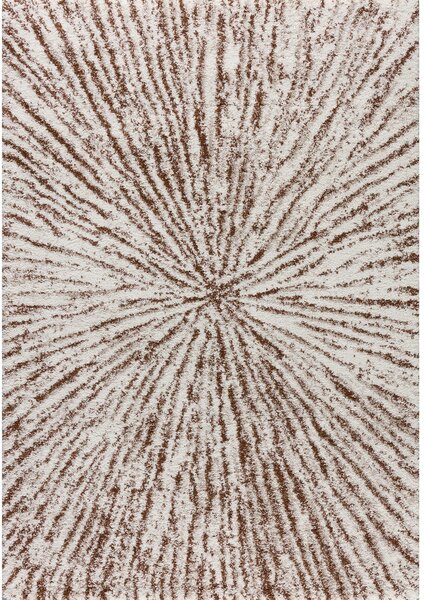 Koberec Softness krémová/hnědá 160x230cm