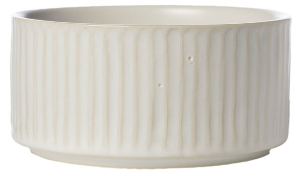 Keramická miska Ribbed Natural White 12 cm Ernst