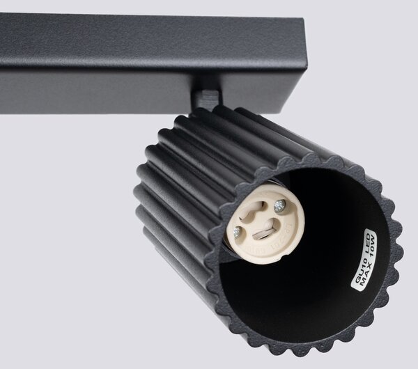 Sollux Lighting Stropní svítidlo KARBON 6L černé