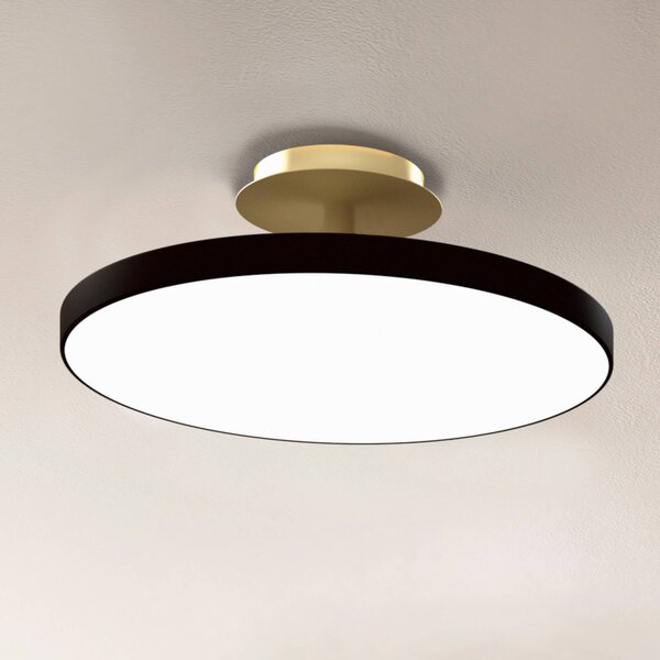 UMAGE LED stropní svítidlo Asteria UP PLUS, černé, Ø 31 cm,, stmívatelný, Černá, Obývací pokoj / jídelna, kov, Design