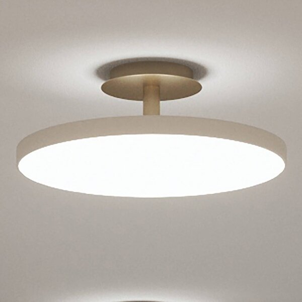 UMAGE LED stropní svítidlo Asteria UP PLUS, perlově bílé, Ø 43 cm, stmívatelný, Krémová / jantar, Obývací pokoj / jídelna, kov, Design
