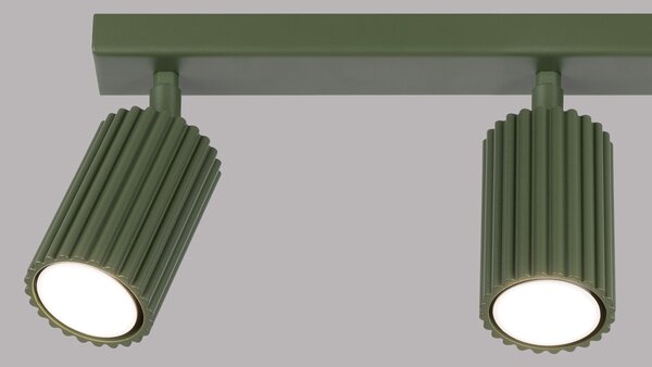 Sollux Lighting Stropní svítidlo KARBON 3L olivově zelené