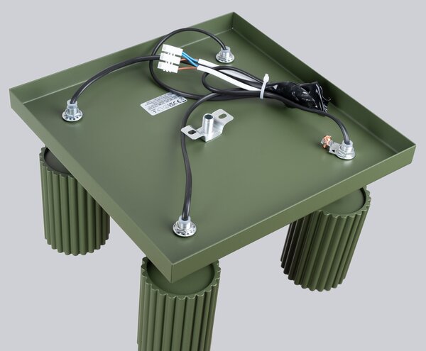 Sollux Lighting Stropní svítidlo KARBON 4 olivově zelené