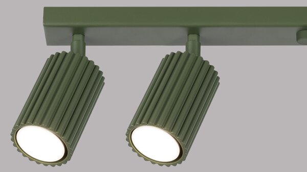 Sollux Lighting Stropní svítidlo KARBON 6L olivově zelené