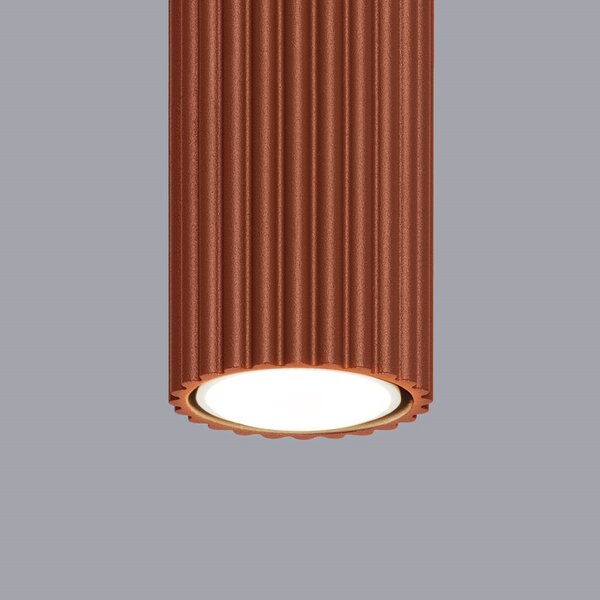 Sollux Lighting Stropní svítidlo KARBON 10 červený okr