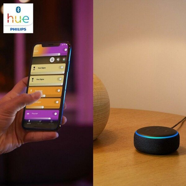 PHILIPS HUE Hue White and Color Ambiance Bluetooth LED žárovka E14 87195143566106W 470lm 2000-6500K RGB